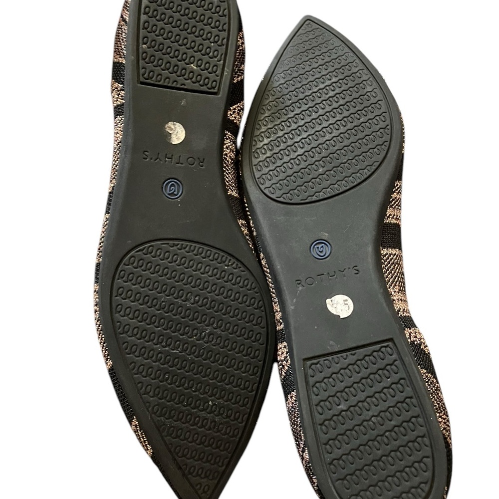 Rothys The Point Golden Shimmer Retired Rose Gold… - image 7